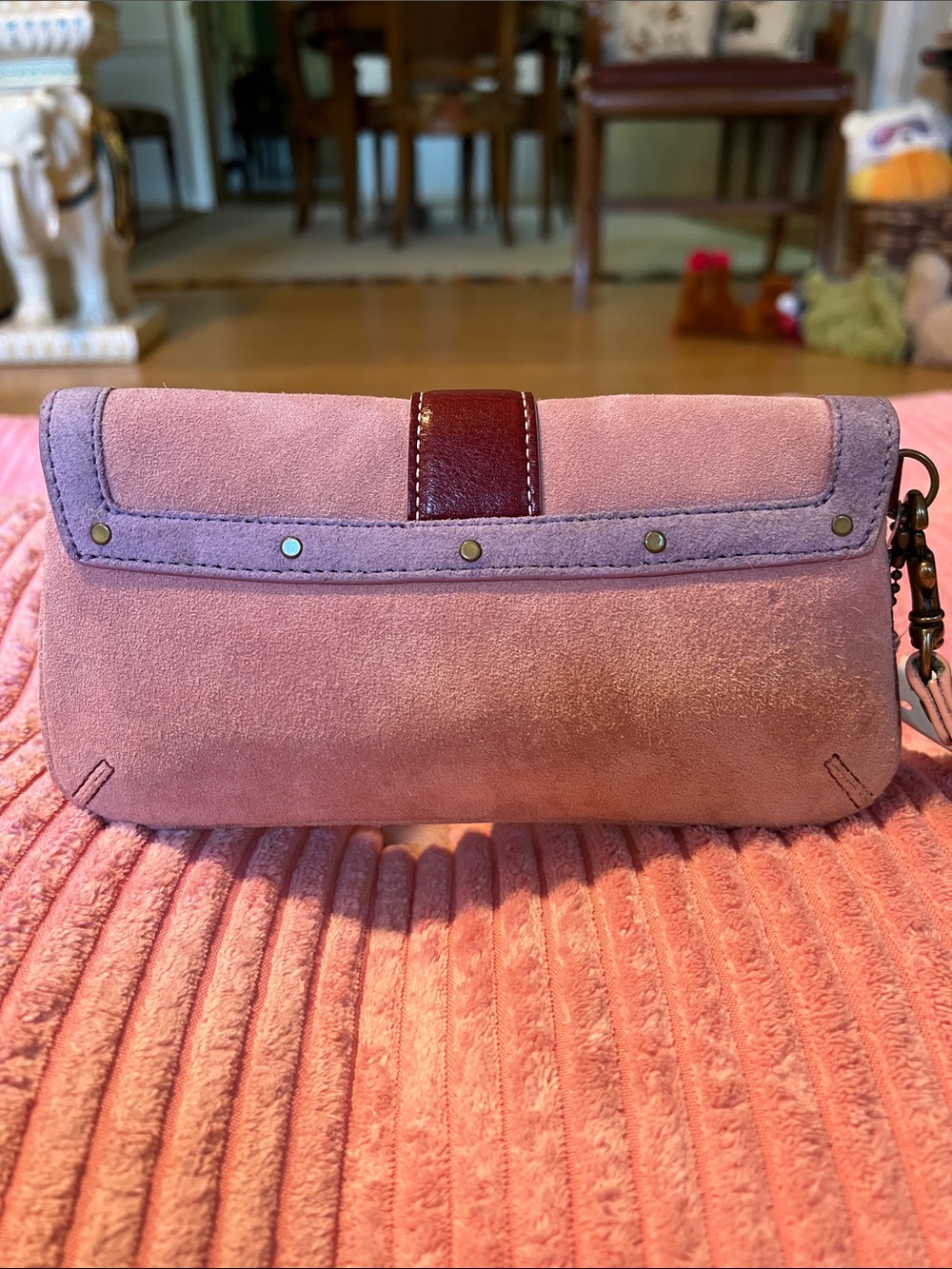 Coach Y2K SoHo Suede Wristlet - Picture 4 of 16